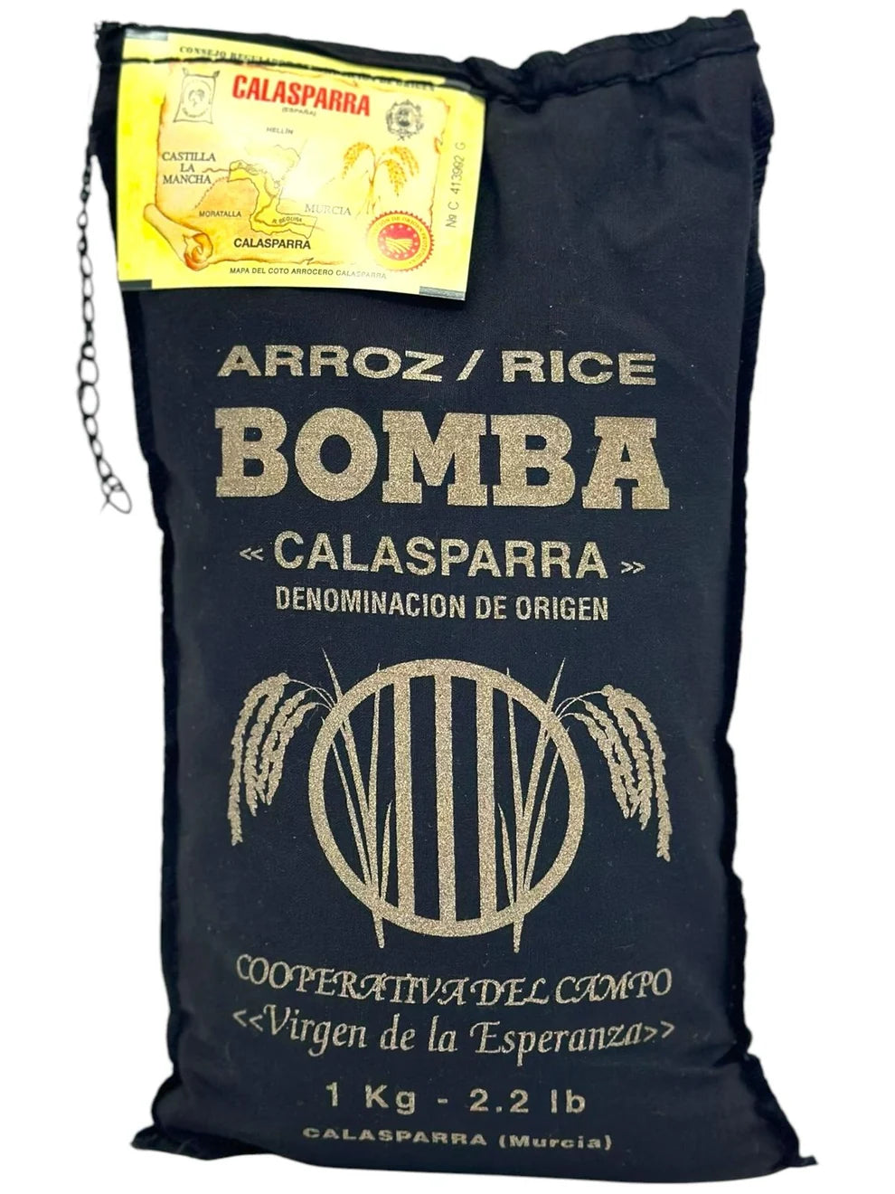Virgen de la Esperanza Bomba Rice D.O.P. Calasparra – 2.2 lb (1 kg)