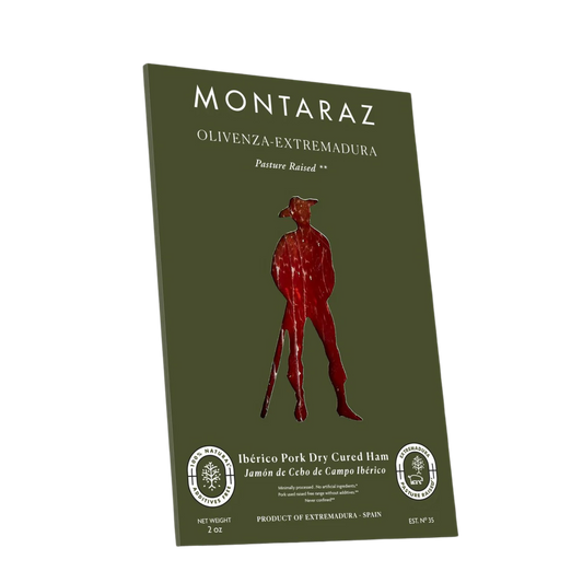 Montaraz Iberico pork dry cured ham packaging