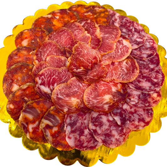 Acorn-Fed Spanish Charcuterie Trio – Lomo, Chorizo & Salchichón (4.5 oz)