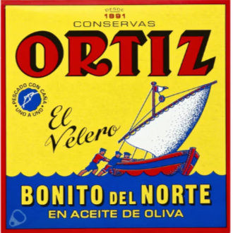 Bonito del Norte in olive oil ortiz brand