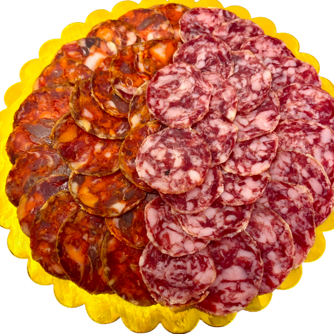 Acorn-Fed Spanish Charcuterie Duo –  Chorizo & Salchichón (6 oz)