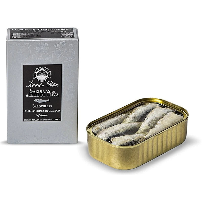 Ramón Peña Silver Line Sardines in Olive Oil 16/20 Pieces