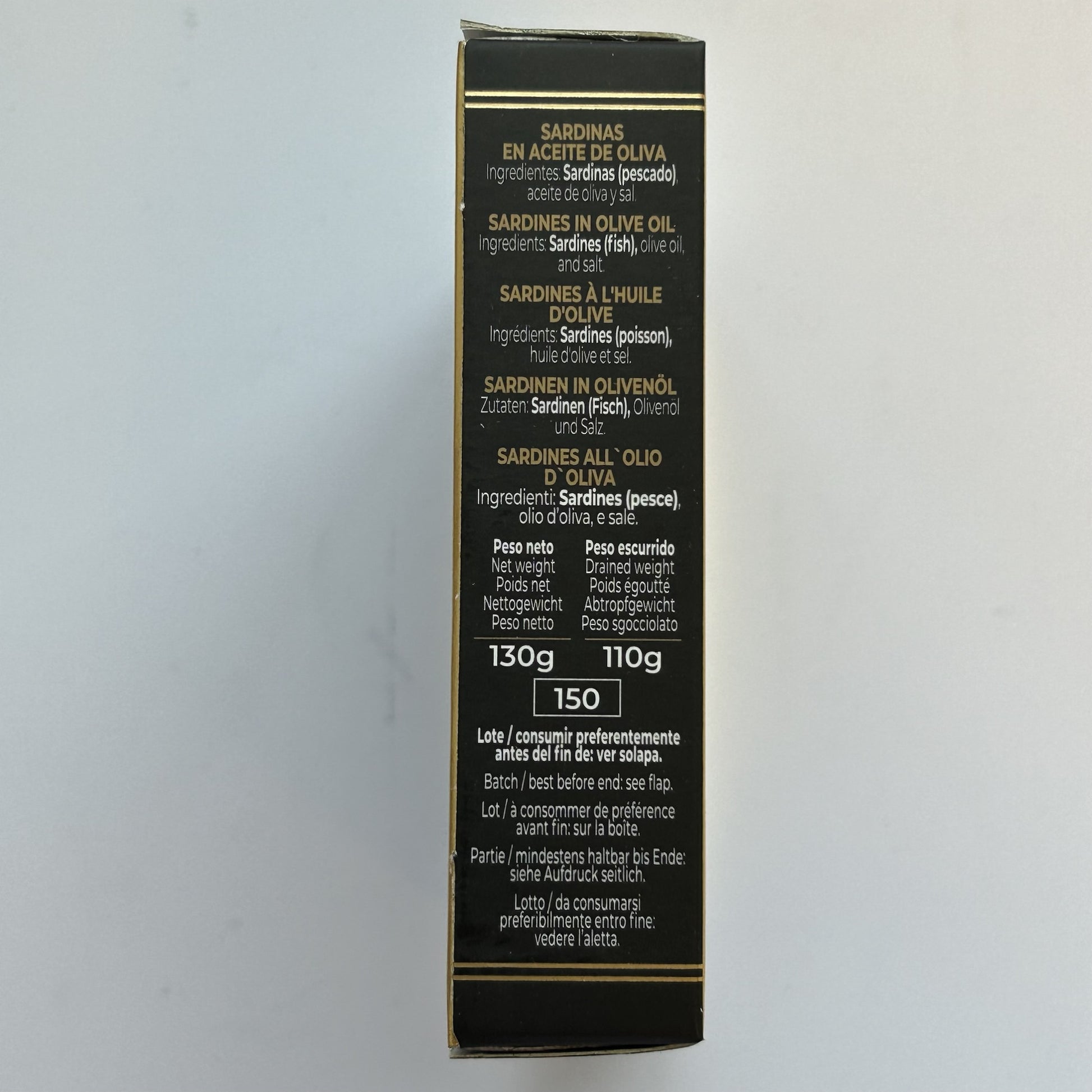 ramon peña sardinillas nutritional