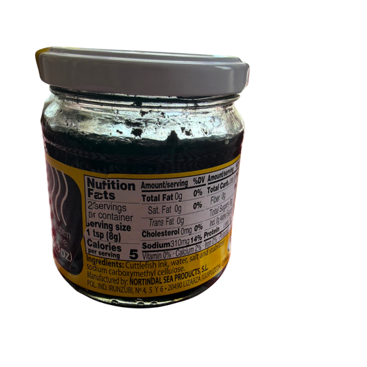 Nortindal Squid Ink (Cuttlefish Ink) – 6.3 oz (180g)